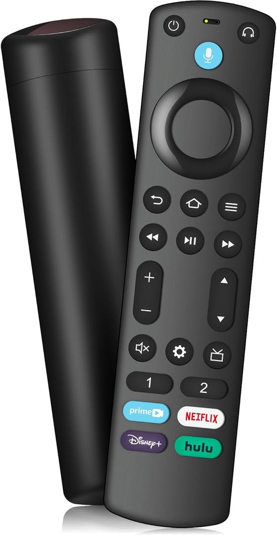 Replacement Voice Remote for All Fires-AMZ-Series, TV Cube/Stick, Compatible with Stick (2nd/3rd Gen) 4K Max/4K/Stick Lite/Stick HD, Omni Series, Insignia/Toshiba/Pioneer Smart TV
