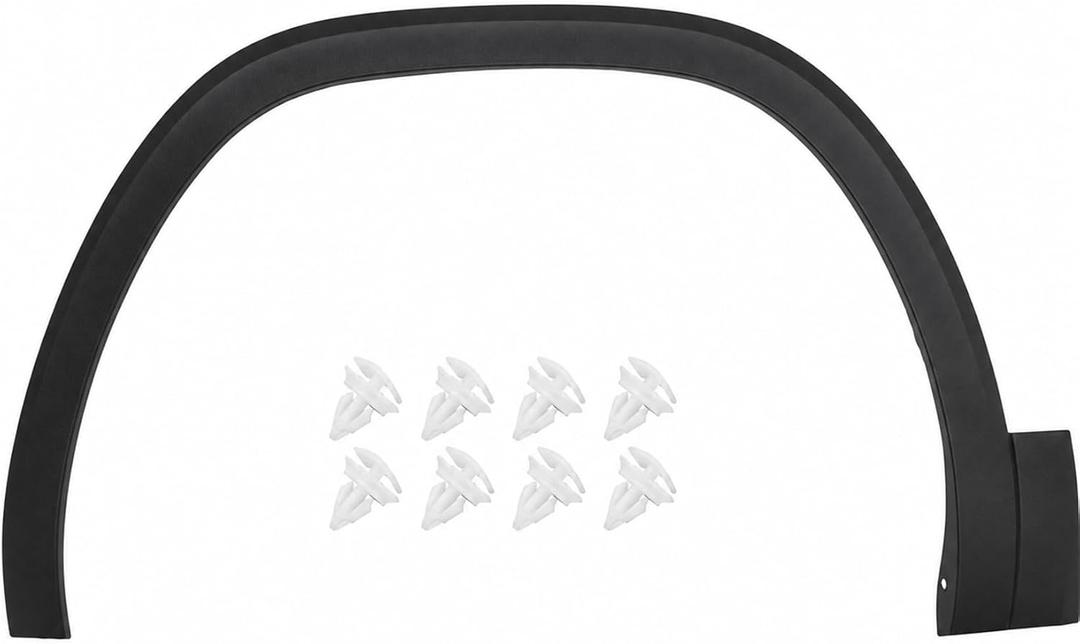 NLQR Front Drive Side Wheel Arch Fender Molding, Fit for Volkswagen Atlas 2018-2021, Replace 3CN853717B9B9 VW1290107 17010798, Front Left Fender Molding Trim