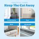 16 x 8 Inch Scat Mat for Cats, 10 Pack Scat Mat with Spikes, Cat Deterrent Outdoor for Dogs - Cat Spike to Keep Other Animals Away from Furniture, Plants (10 Pack)