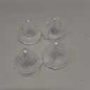 Pigeon Silicone Nipple (L) with Latch-On Line, Natural Feel, 6+ Months, 4 Counts