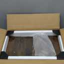 HOOBRO Corner Shelf Wall-Mounted, Set of 2 Floating Corner Shelves for Wall, 4-Tier Corner Bookshelves for Living Room, Bedroom, Bathroom, Home Office, Rustic Brown BF25BJP201 (41.3 Inches)