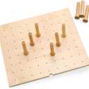 Rev-A-Shelf Trimmable Pegboard Drawer Divider Organizer, Trim to Fit Wooden Kitchen Cabinet Storage Utensil, Pots & Dish Rack, 30" x 21", 4DPS-3021