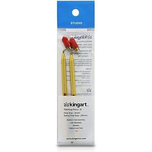 KINGART Fine Line Painting Pen Set of 2 Sizes