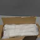 Vailando Foldable Storage Bins with Clear Window, Fabric Organizer for Closet, Shelves & Cubes - Breathable, Odor-Free Storage Boxes for Towels, Clothes, Toys, Books - 14.75"x10.25"x8", White, 3-Pack (Medium)