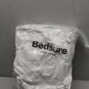 Bedsure Heated mattress pAS Gentlesoft Sherpa Fleece Throw Blanket for Couch - Fluffy & Cozy Cable Jacquard Tufted Throw for Women Gift, Thick and Warm Christmas Blanket for Winter, Cream, 50x60 Inches