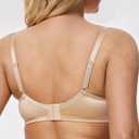 Wingslove Women's Full Coverage Bras Plus Size Underwire Sheer Mesh Bra Smooth Splicing Lace Support No Padding (34B, Nude)