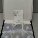 Tedmos Rechargeable Puck Lights with Remote, Black 2400mAh Battery Touch Light, Magnetic Tap Light Wireless LED Under Cabinet Lighting Mini Push Button Lamp, Sitck On Lights for Kitchen, Closet, Book Shelf