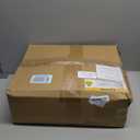 Leitee 22 Pcs Ceramic Christmas Village Set with Light Include 9 Lighted Village Houses 13 Christmas Trees for Xmas Scene Decor Winter Holiday Party Figurine Tabletop Decoration(White Roof)