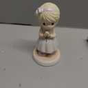 Precious Moments Blessings On Your First Communion Blonde Hair Girl Figurine, Bisque Porcelain Communion Gift for Girls, Religious Keepsake for Catholic and Christian Faith