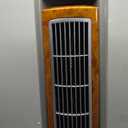 Lasko Oscillating Tower Fan with Remote, Quiet Floor Fans for Bedroom, 42", Woodgrain and Grey, T42954
