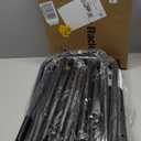 Kitsanery Shoe Rack - 3-Tier Metal Boot Rack Organizer for Entryway, Closet & Garage, Free Standing Shoe Shelf for Storage Tall Boots, Sneakers, Cowboy Boots, Black (Large - 8 Pairs)