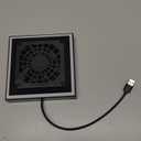 Gavigain Console Top Fan Game Console Top Fan Computer Cooling Fan 3 Speed 7 Lighting Modes Top Cooling Fan with RGB LED USB 3.0 USB 2.0 Port