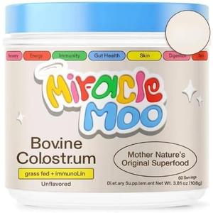 Mir-acle Moo Bov.ine Col.ostr.um Immune System Support, Unflavored, 60 Servings