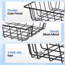 A4 Letter Magazine Desk File Storage Tray Organizer Bin (2)