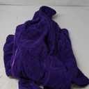 Women's Shawl Collar Bathrobe, Soft Long Towel Robes for Women - Super Absorbent Quick Dry yet Warm(Large-X-Large, Dark Purple)