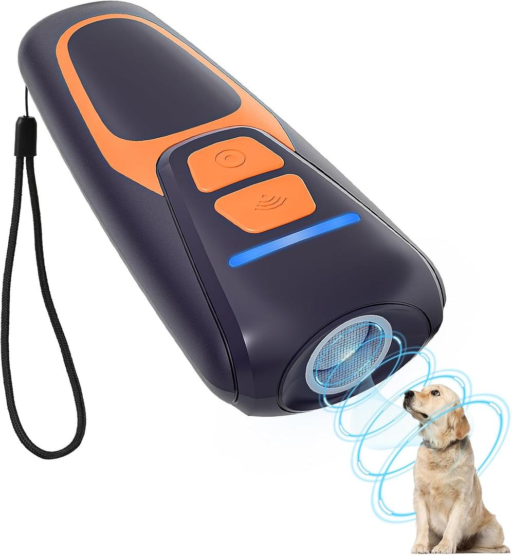Dog Bark Deterrent Devices, Rechargeable Ultrasonic Anti Barking Device