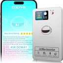 AI Voice Recorder, Transcribe & Summarize with Deep AI Analysis, Support 152 Languages, App Control, AI Noise Cancellation, Upgraded Built-in MagSafe, 64GB Audio Recorder for Meetings, Lectures, Call (Silvery)