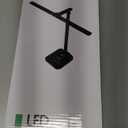 LED Desk Lamp for Office Home, Height Adjustable Architect Desk Light with USB Adapter, Stepless Dimming Desk Lamp Light for Reading, Study, Workbench (Black)