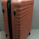 Amazon Basics 30" Hardside Large Checked Luggage, Expandable For Up to 15% More Space, Scratch-Resistant Surface, Four Multi-directional Wheels, Rose Gold