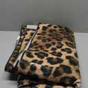 Aukib Leopard Rug 4x6 Cheetah Print Washable Non-Slip Rug Ultra Soft Low-Pile Indoor Carpet for Living Dining Playroom