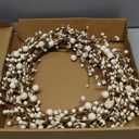 White Berry Wreath,20 Inches Winter Wreaths for Front Door Winter Wreaths Christmas Wreath for Winter and Christmas Decor