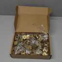 Ravinte 30 Pack Gold Square Kitchen Cabinet Knobs,Zinc Solid Drawer Pulls,Farmouse Cabinet Handles for Cupboard, Closet, Dresser and Bathroom, Modern Cabinet Hardware for Cabinets