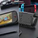 Kids Case for Nintendo Switch 2 with Game Card Slots,Kid Friendly Ultra-Light Anti-Fall & Shockproof EVA Switch 2nd Protection Cover with Ergonomic Grip, Durable Gaming Protective Shell for Teens (Blue)