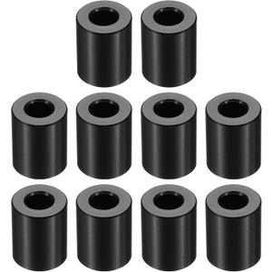 PATIKIL M6 Aluminum Spacers, 10 Pcs Metal Spacer Aluminum M6 x 1/2" OD x 3/4" L Aluminum Spacer Screw Standoff Round for 1/4" or M6 Screw Bolts