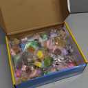 200 Pcs Mochi Squishy Toys, Kawaii Squishies Bulk Party Favors for Kids 4-8 8-12 Boys Girls Toddlers Teens, Gifts for Easter Basket Stuffers Egg Fillers Birthday Classroom Prizes Goodie Bag Stuffers