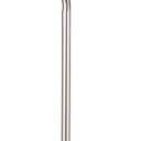 NOVA Heavy Duty Quad Cane with Large Base, 500 lb Weight Capacity Bariatric Walking Cane with Offset Handle, Adjustable Height Aluminum 4-Prong Cane, Right or Left Hand Use, Silver