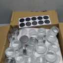 VERONES Mason Jars Canning Jars, 4 OZ Jelly Jars With One Piece Regular Lids, Ideal for Jam, Honey, Wedding Shower Favors, DIY Spice Jars, 39 PACK