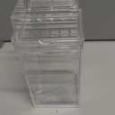 HEMOTON Automatic Bird Feeder for Parrots and Finches Indoor Cage Food Dispenser with Anti-Spill Design Plastic Reusable Bird Food Container