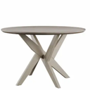 Emerald Home Lakeview Round Dining Table Gray