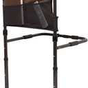 Stander Stable Rail, Bedside Assist Railing for Elderly Adults, Senior Bed Handle with Adjustable Legs and Organizer Pouch, ASTM Safety Approved Bedrail