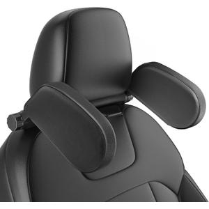 Car Headrest Pillow, Roadpal Adjustable Sleeping Headrest for Car Seat, Head Neck Support Rest Pillows for Kids Adults Travel, Only fit for Car Seat Headrest with Poles-Black