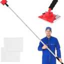 Paint Edge Trimmer with 78-Inch Extension Pole | Adjustable Handle for Easy Wall, Ceiling & Corner Painting | Includes Replaceable Paint Pads | Professional Paint Edger for Clean, Sharp Lines