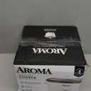 Aroma Housewares Aroma 6-cup (cooked) 1.5 Qt. One Touch Rice Cooker, White (ARC-363NG), 6 cup cooked/ 3 cup uncook/ 1.5 Qt.