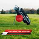 Golf Chip-N-Net Sports 3 Piece Chipping Nets Target Practice Set with Accessories Including 12 Practice Golf Balls and a Complimentary Carrying Case for Indoor and Outdoor Use