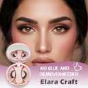 Magnetic Eyelashes,Magnetic Eyelashes with Applicator,No Glue Needed Soft Lashes Kit,Reusable False Lashes Natural Look(L11)
