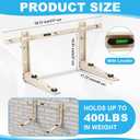 Hicarer 2 Sets Mini Split Wall Mounting Bracket for 7000-12000 Btu Heavy Duty Wall Bracket with Leveler Outdoor Ductless Mini Split Air Conditioner Ac and Heat Pump Systems Max 400 lb