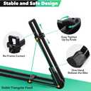 Roof Bike Rack Mount Upright Rooftop Bike Rack with Two Arms 1 Bike Carrier Car Roof Bicycle for Car SUV Only Suitable for Removable Crossbars