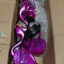 Solar Lights Outdoor,Flamingo Gifts for Women,Pink Flamingos for Yard Art Decor,Solar Metal Flamingo Lights Outdoor,Solar Powered Statues for Garden Yard Lawn Patio