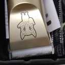 Dog Grooming Kit Clippers, Low Noise, Electric Quiet, Rechargeable, Cordless, Pet Hair Thick Coats Clippers Trimmers Set, Suitable for Dogs, Cats, and Other Pets (Gold)