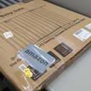 Keny 29"-42.5" Baby Gate for Stairs, Auto Close Safety Dog Gate, Pressure Mounted Easy Walk Through Pet Gate for Doorways, Durable Stair Gate, 30" Tall, White