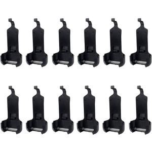12 pcs Original Walkie Talkie Belt Clip Compatible with Two Way Radio LUITON LT-316 WLN KD-C1 Retevis RT22 Zastone X6 NKTECH NK-U1 Zeadio ZS-B1 TIDRADIO TD-M8 RADTEL RT-10 RADIODDITY R1