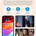 Meross Matter Human Presence Sensor, 3-in-1 PIR & Light & mmWave Radar Motion Sensor, AI Motion Detector for Matter Smart Home Automation, Supports HomeKit, Alexa, Google, Home Assistant, 2.4GHz Wi-Fi