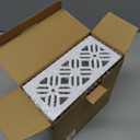 Doorbell Chime Cover Box Only, Modern & Decorative Covers for Indoor Chimes, Universal Fit for any Door Bell - White Aesthetic Wooden Design - Easy to Install with included Screws