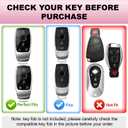 ACEBOY for Benz Key Fob Cover, TPU Case Compatible with Mercedes Benz A B C E G S GT CLA CLS GLA GLB GLE GLS EQA EQB SLK SLS