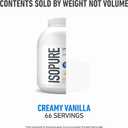 Isopure Zero Carb 100% Pure Whey Isolate Protein Powder, Lactose Free, Gluten Free, With Vitamins, Creamy Vanilla, 25g Protein Per Serving, 4.5 Lbs, 66 Servings (Packaging May Vary) (EXP 08/08/27)