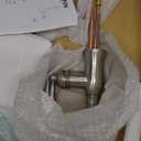 KINGSTON BRASS KS1278ALBS Heritage 8" Kitchen Faucet with Brass Sprayer, Satin Nickel